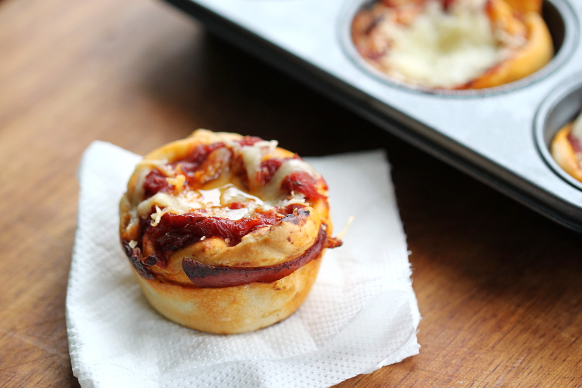 Muffin Pan Pizza Rolls Recipe